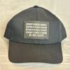 Image of Slash-32 Ladies Snug Black "We Will Resist" Snapback Cap, front view displaying binary code and “We Will Resist” text.