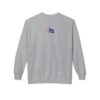 Image of Slash-32 F0r H0sts 0nly midweight softstyle fleece crewneck sweatshirt with bold stacked slogan, unisex techwear apparel.