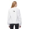Image of Slash-32 F0r H0sts 0nly midweight softstyle fleece crewneck sweatshirt with bold stacked slogan, unisex techwear apparel.