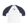 Back view of the white/navy Dev’ed Up Baseball Tee, showcasing Slash-32’s “/32” logo on the upper back. A subtle nod to infrastructure minds.