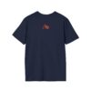 Back view of the navy blue NY Broadcast TTL Drop Shirt by Slash-32, marked with “/32” text on the back. A quiet broadcast for network-native minds.