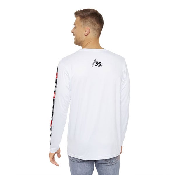 F0r H0sts 0nly Men's Long Sleeve - White - Slash-32